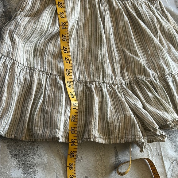 American Eagle Outfitters Striped Cream Romper - Picture 9 of 10